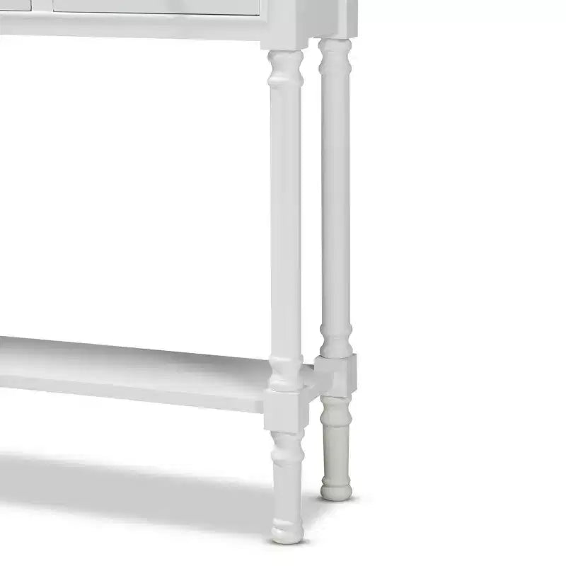 Console de rangement Calvin en bois à 3 tiroirs – Baxton Studio