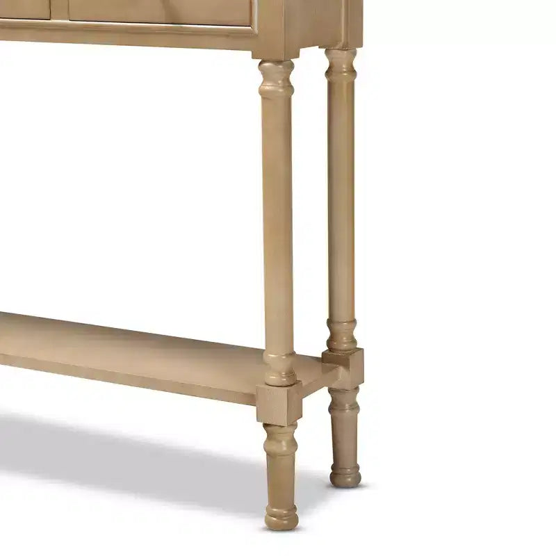 Console de rangement Calvin en bois à 3 tiroirs – Baxton Studio
