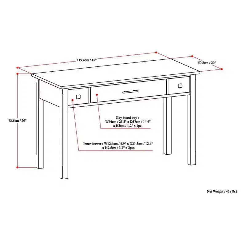Bureau d'écriture Franklin - WyndenHall