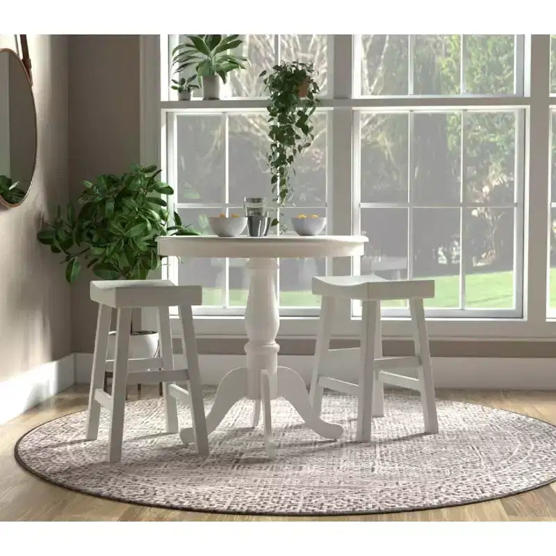 Table de bar ronde à piédestal Carolina Living 36 Salem
