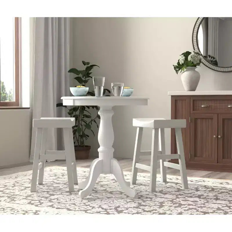 Table de bar ronde à piédestal Carolina Living 36 Salem