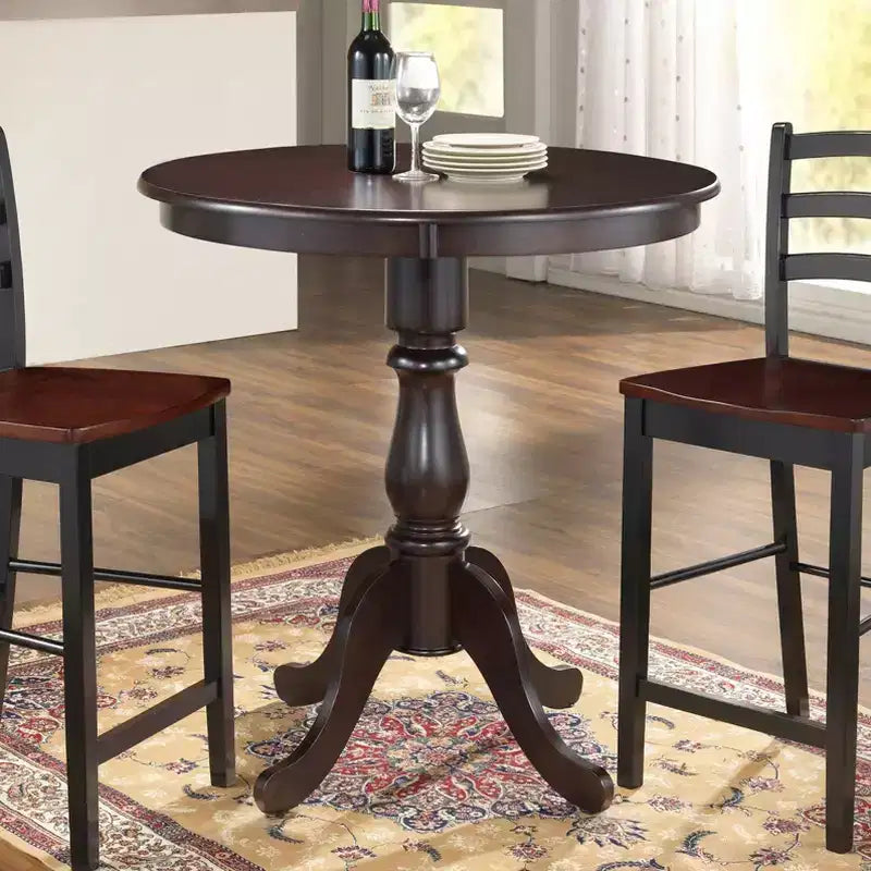 Table de bar ronde à piédestal Carolina Living 36 Salem