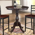 Table de bar ronde à piédestal Carolina Living 36 Salem