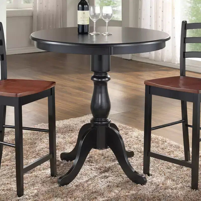 Table de bar ronde à piédestal Carolina Living 36 Salem