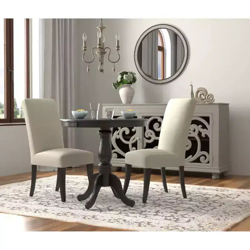 Table de bar ronde à piédestal Carolina Living 36 Salem