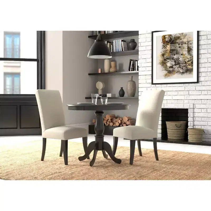 Table de bar ronde à piédestal Carolina Living 36 Salem