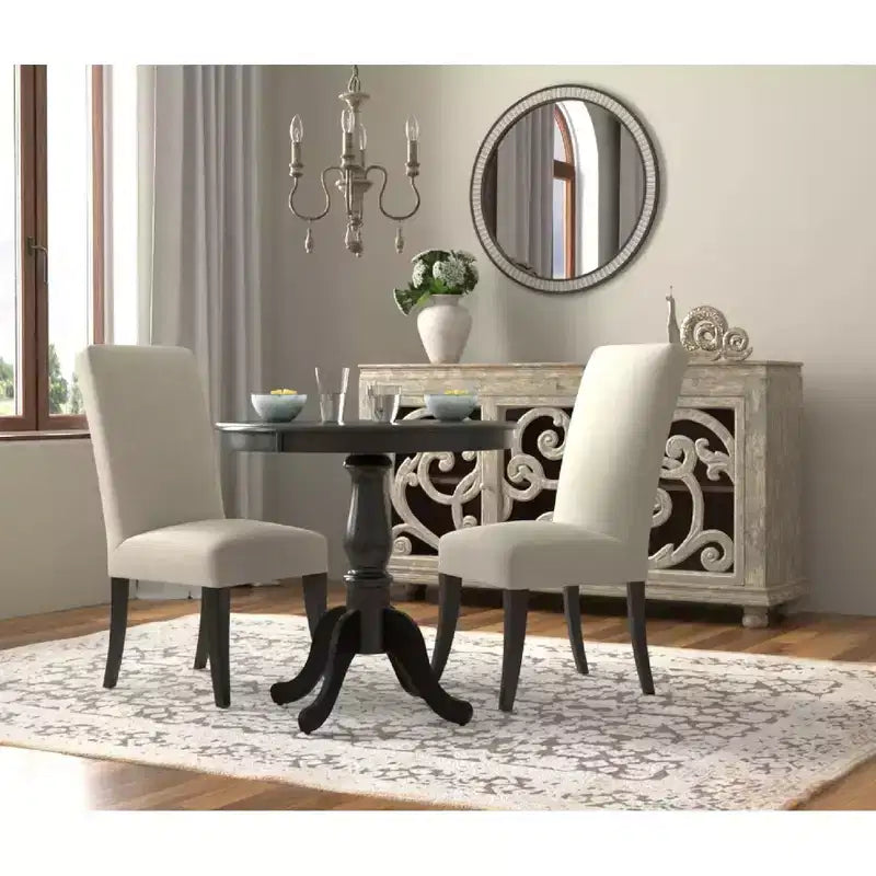 Table de bar ronde à piédestal Carolina Living 36 Salem