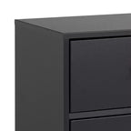 Commode moderne du milieu du siècle Milo à 7 tiroirs - Prepac