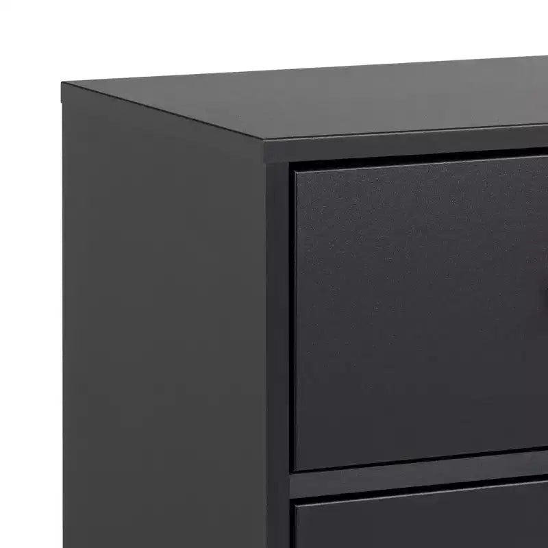 Commode moderne du milieu du siècle Milo à 7 tiroirs - Prepac