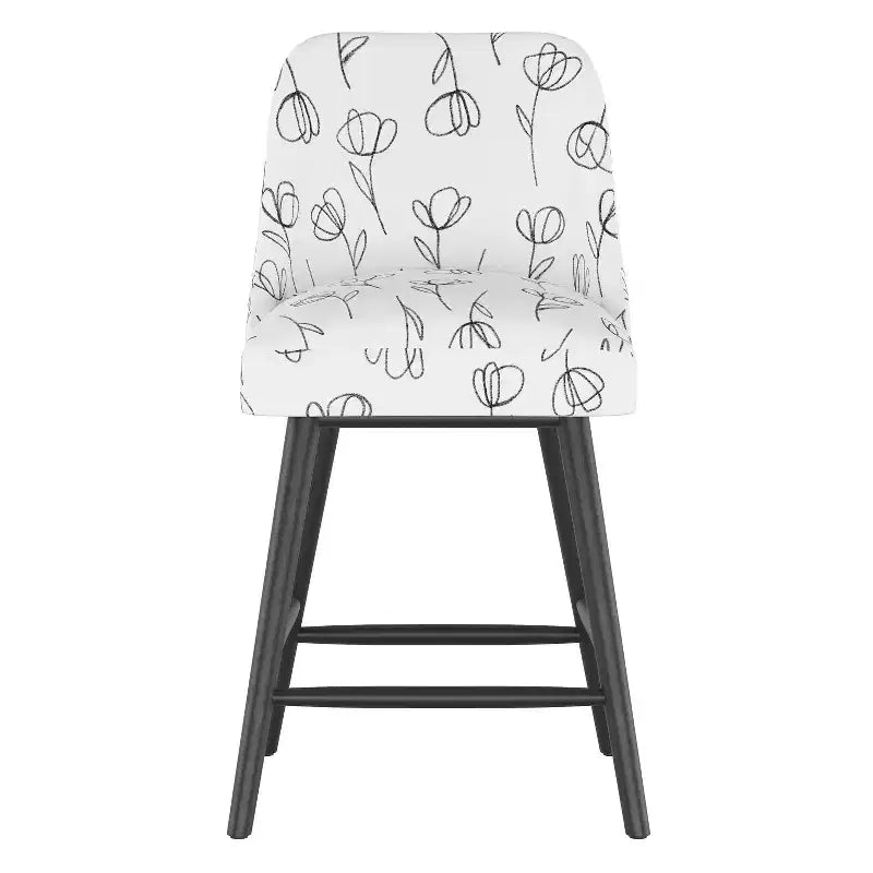 Tabouret de comptoir Sherrie Skyline Furniture à motifs