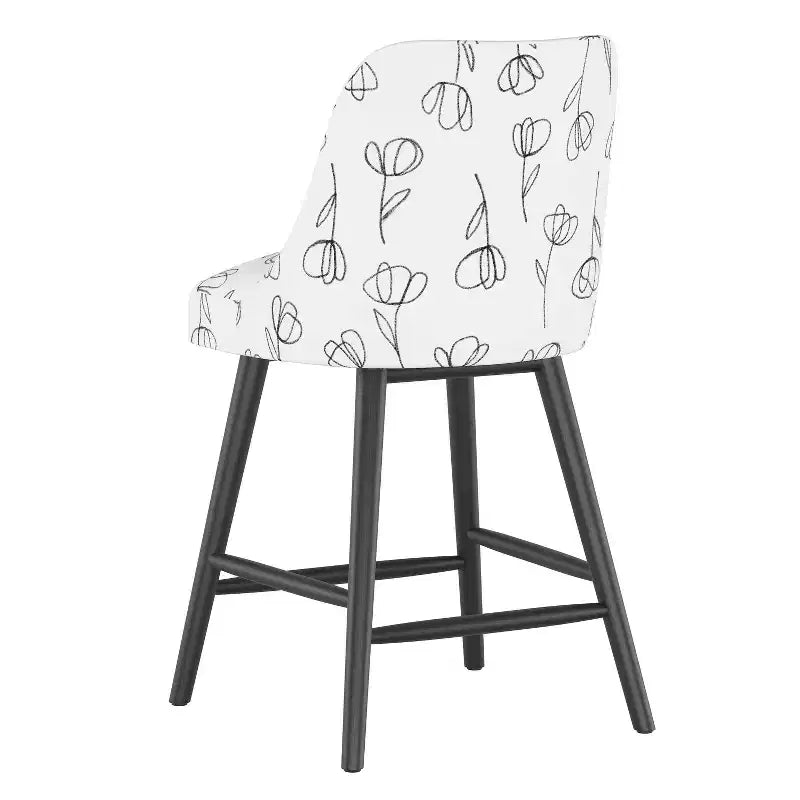Tabouret de comptoir Sherrie Skyline Furniture à motifs