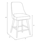 Tabouret de comptoir Sherrie Skyline Furniture à motifs