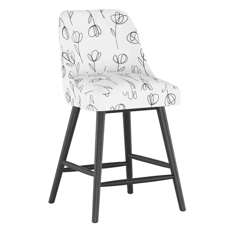 Tabouret de comptoir Sherrie Skyline Furniture à motifs