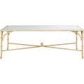 Maurice Coffee Table - Gold/Glass - Safavieh