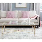 Table Basse Maurice – Or/Verre – Safavieh