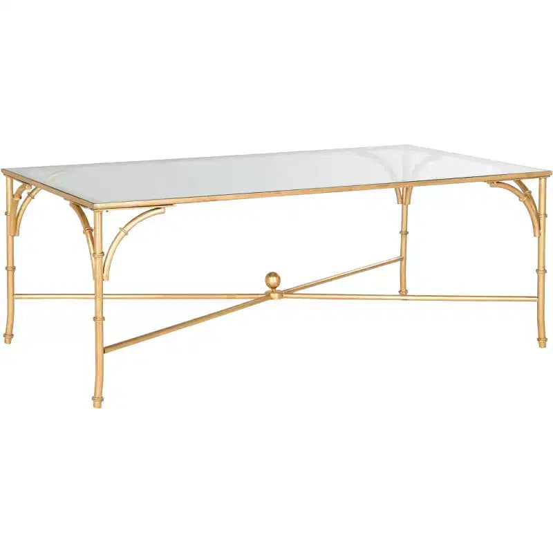 Table Basse Maurice – Or/Verre – Safavieh