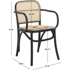 Chaise de salle à manger en rotin Keiko - DCH9503 - Safavieh