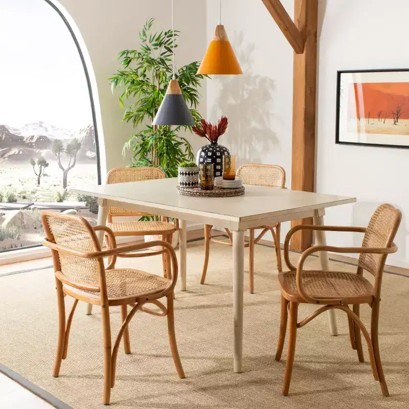 Chaise de salle à manger en rotin Keiko - DCH9503 - Safavieh