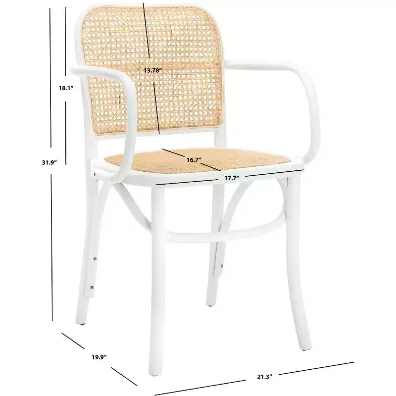 Chaise de salle à manger en rotin Keiko - DCH9503 - Safavieh