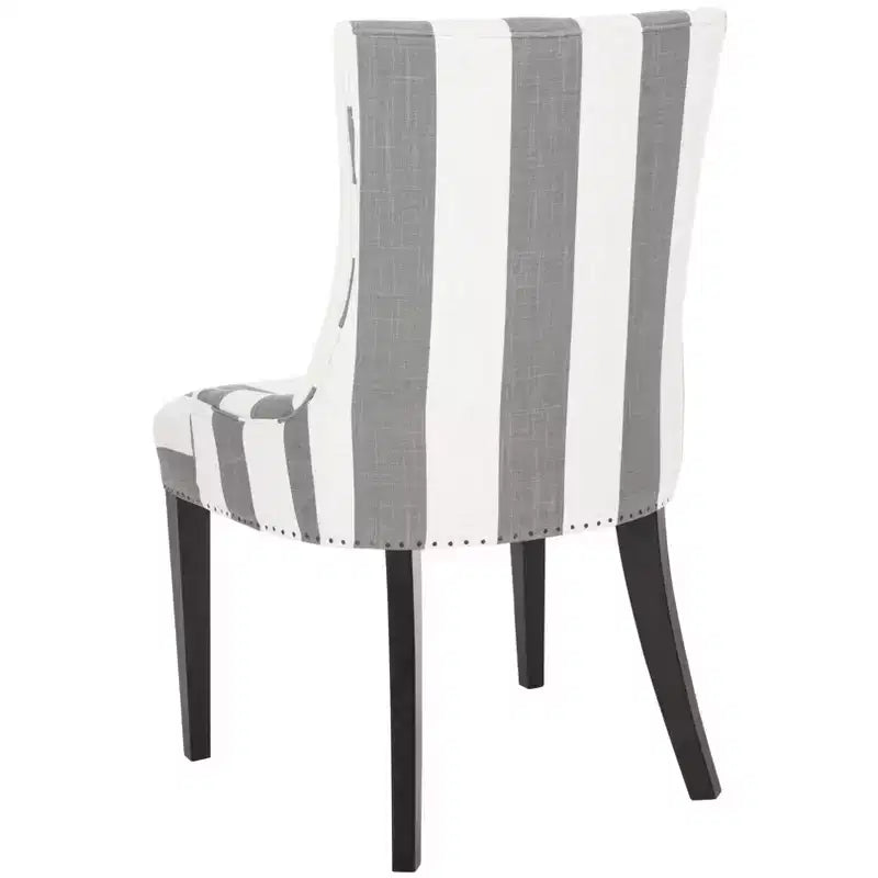 Chaise de salle à manger Becca 19 H avec clous décoratifs - MCR4502 - Safavieh Couture