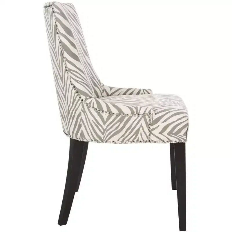 Chaise de salle à manger Becca 19 H avec clous décoratifs - MCR4502 - Safavieh Couture
