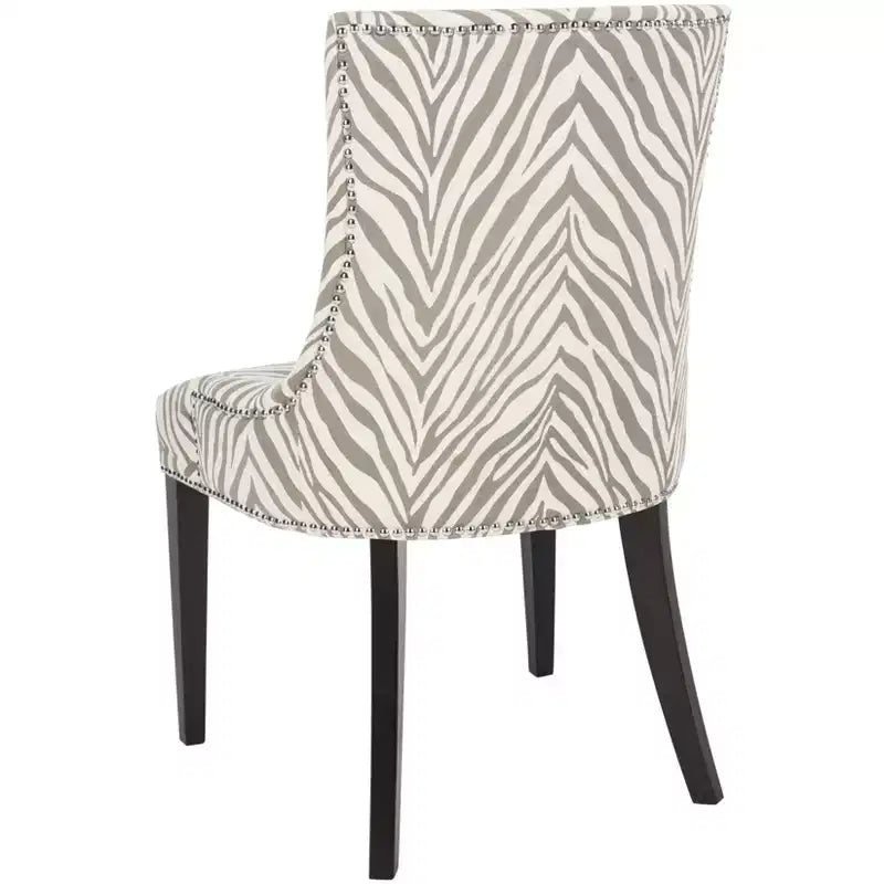 Chaise de salle à manger Becca 19 H avec clous décoratifs - MCR4502 - Safavieh Couture