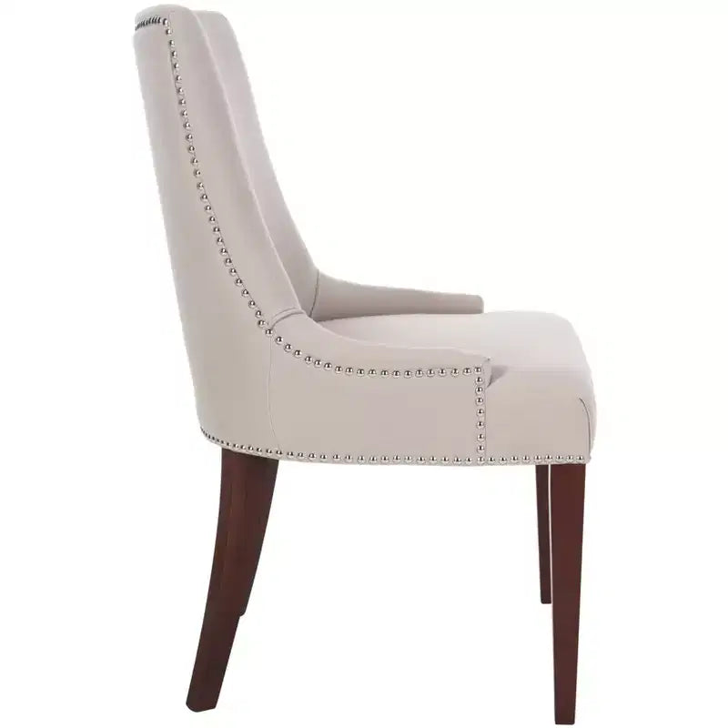 Chaise de salle à manger Becca 19 H avec clous décoratifs - MCR4502 - Safavieh Couture