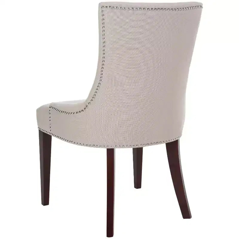 Chaise de salle à manger Becca 19 H avec clous décoratifs - MCR4502 - Safavieh Couture