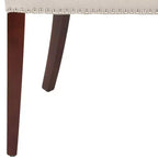 Chaise de salle à manger Becca 19 H avec clous décoratifs - MCR4502 - Safavieh Couture