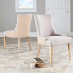 Chaise de salle à manger Becca 19 H avec clous décoratifs - MCR4502 - Safavieh Couture