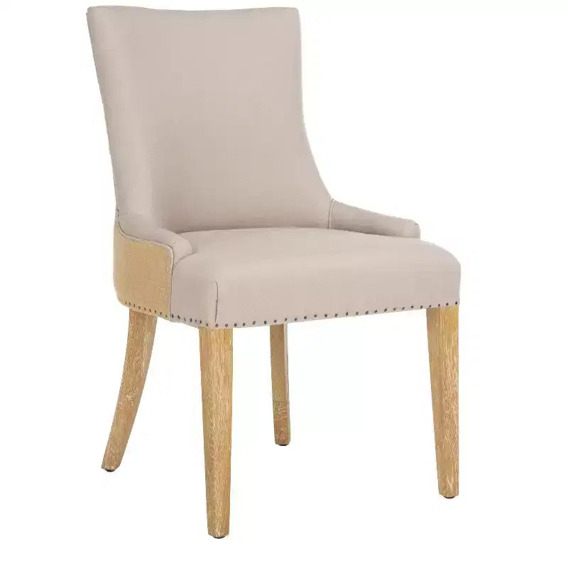 Chaise de salle à manger Becca 19 H avec clous décoratifs - MCR4502 - Safavieh Couture