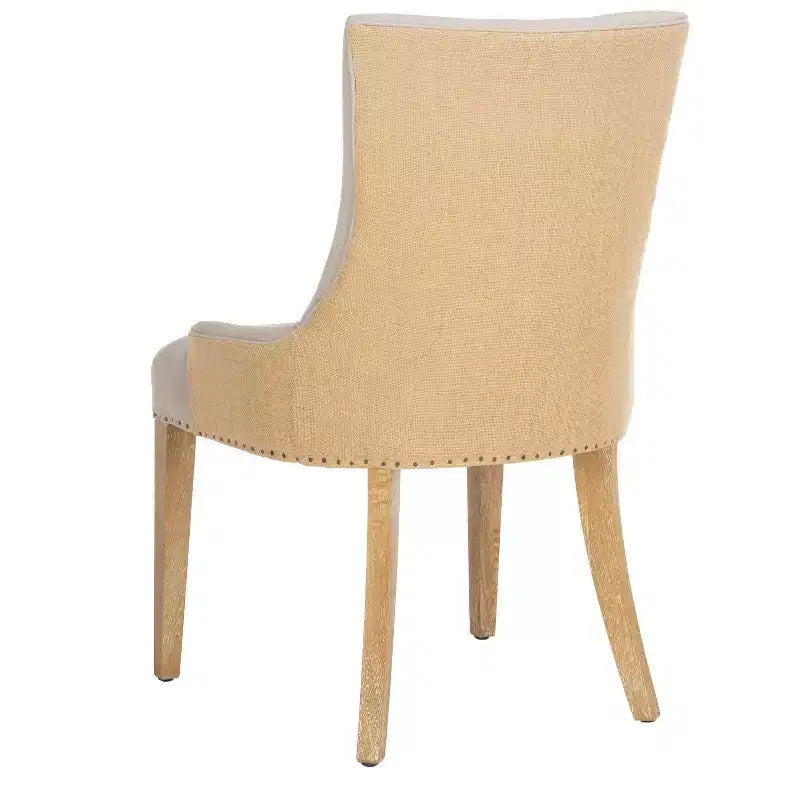 Chaise de salle à manger Becca 19 H avec clous décoratifs - MCR4502 - Safavieh Couture