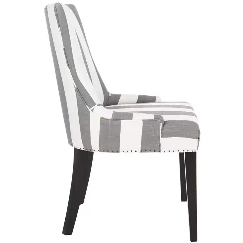 Chaise de salle à manger Becca 19 H avec clous décoratifs - MCR4502 - Safavieh Couture