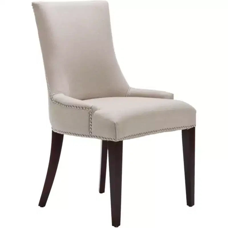 Chaise de salle à manger Becca 19 H avec clous décoratifs - MCR4502 - Safavieh Couture