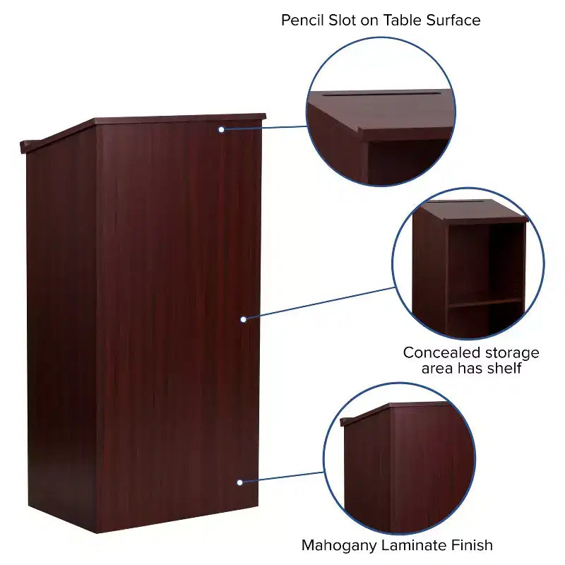 Flash Furniture Pupitre en bois