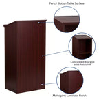Flash Furniture Pupitre en bois