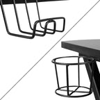 Ensemble bureau de jeu et fauteuil de jeu inclinable Flash Furniture avec repose-pieds, porte-gobelet, support pour casque et support pour moniteur/smartphone
