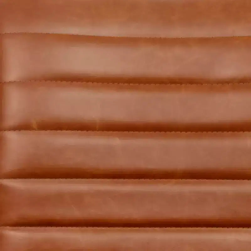 Chaise de bureau pivotante sans accoudoirs nervurée à dossier bas Flash Furniture