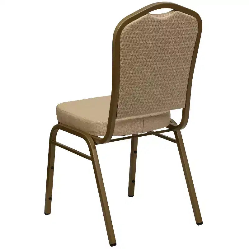 Chaise de banquet empilable à dossier couronné de la série HERCULES de Flash Furniture