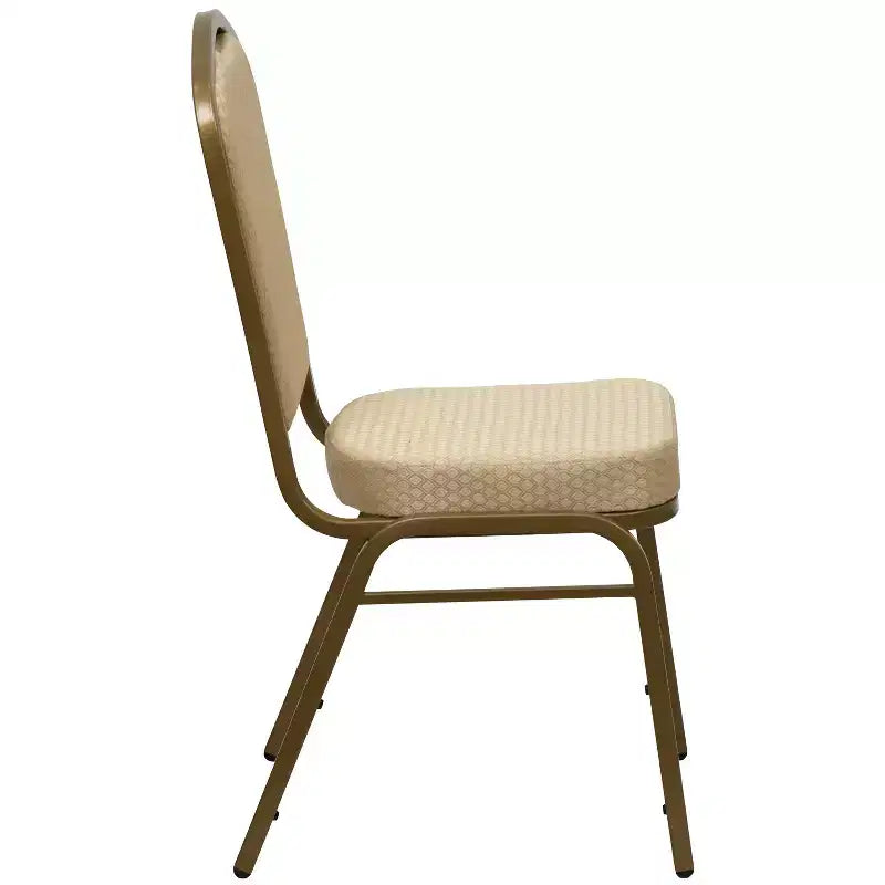 Chaise de banquet empilable à dossier couronné de la série HERCULES de Flash Furniture