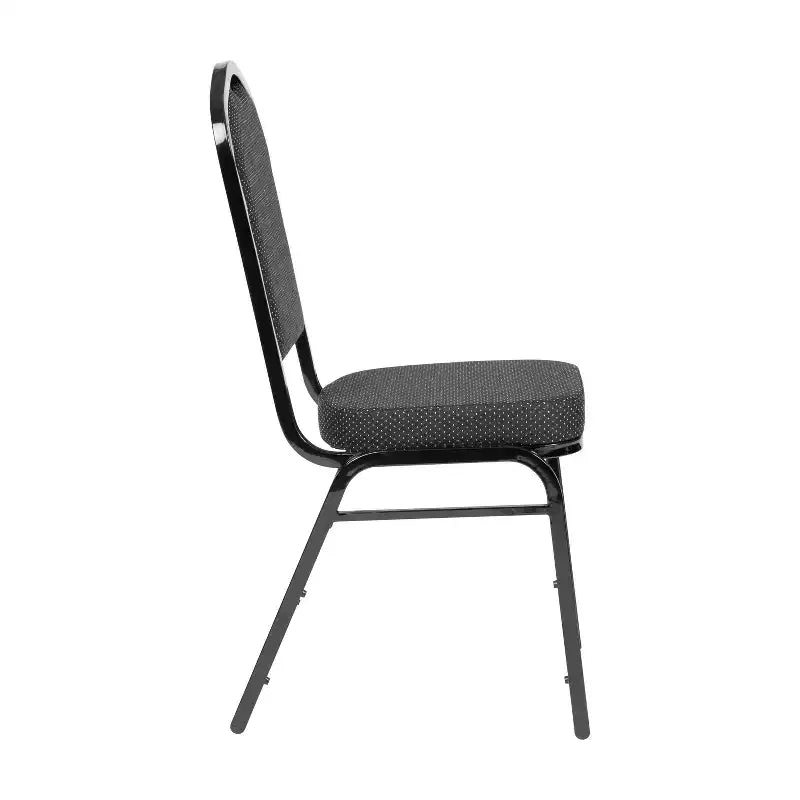 Chaise de banquet empilable à dossier couronné de la série HERCULES de Flash Furniture