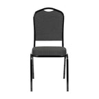 Chaise de banquet empilable à dossier couronné de la série HERCULES de Flash Furniture