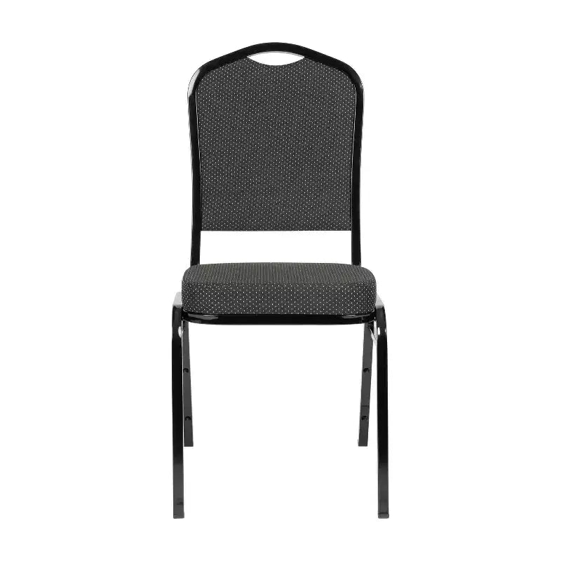 Chaise de banquet empilable à dossier couronné de la série HERCULES de Flash Furniture