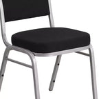 Chaise de banquet empilable à dossier couronné de la série HERCULES de Flash Furniture