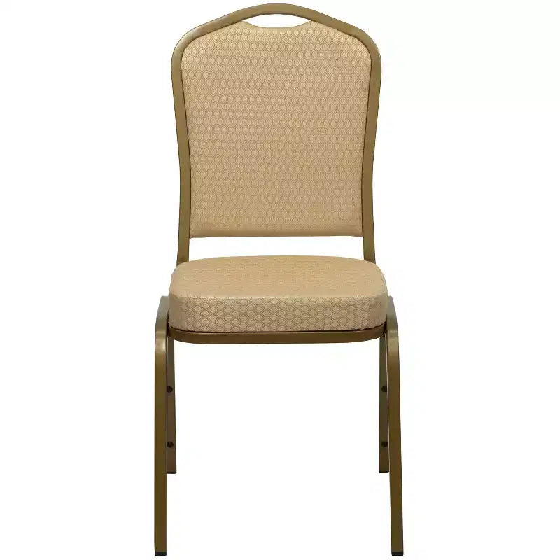 Chaise de banquet empilable à dossier couronné de la série HERCULES de Flash Furniture