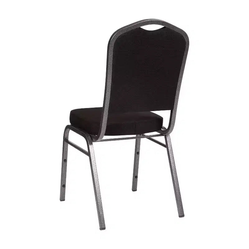 Chaise de banquet empilable à dossier couronné de la série HERCULES de Flash Furniture