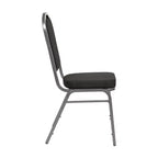 Chaise de banquet empilable à dossier couronné de la série HERCULES de Flash Furniture