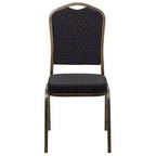 Chaise de banquet empilable à dossier couronné de la série HERCULES de Flash Furniture