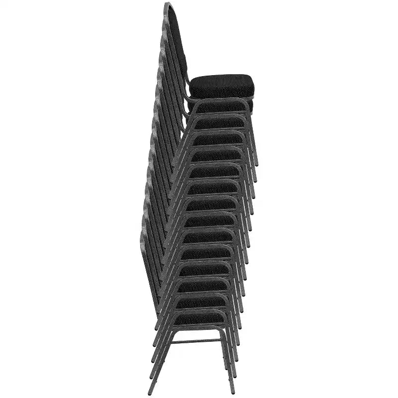 Chaise de banquet empilable à dossier couronné de la série HERCULES de Flash Furniture