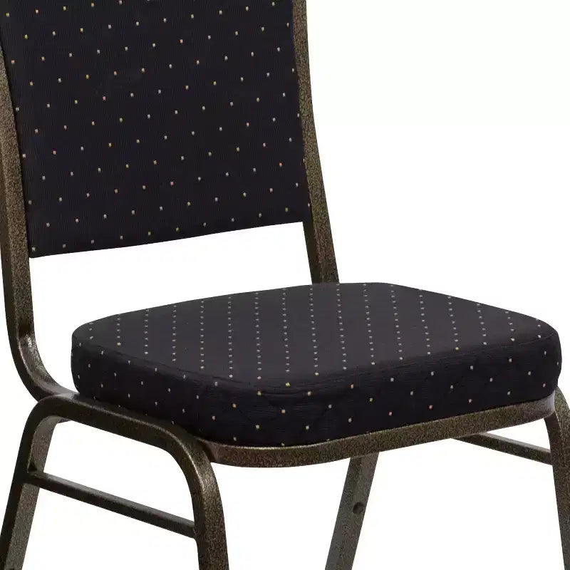 Chaise de banquet empilable à dossier couronné de la série HERCULES de Flash Furniture